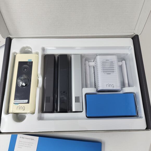 Ring Doorbell Pro Hardwired with Chime Pro Wifi Repeater 2540AH640L-A05FX - Picture 7 of 8